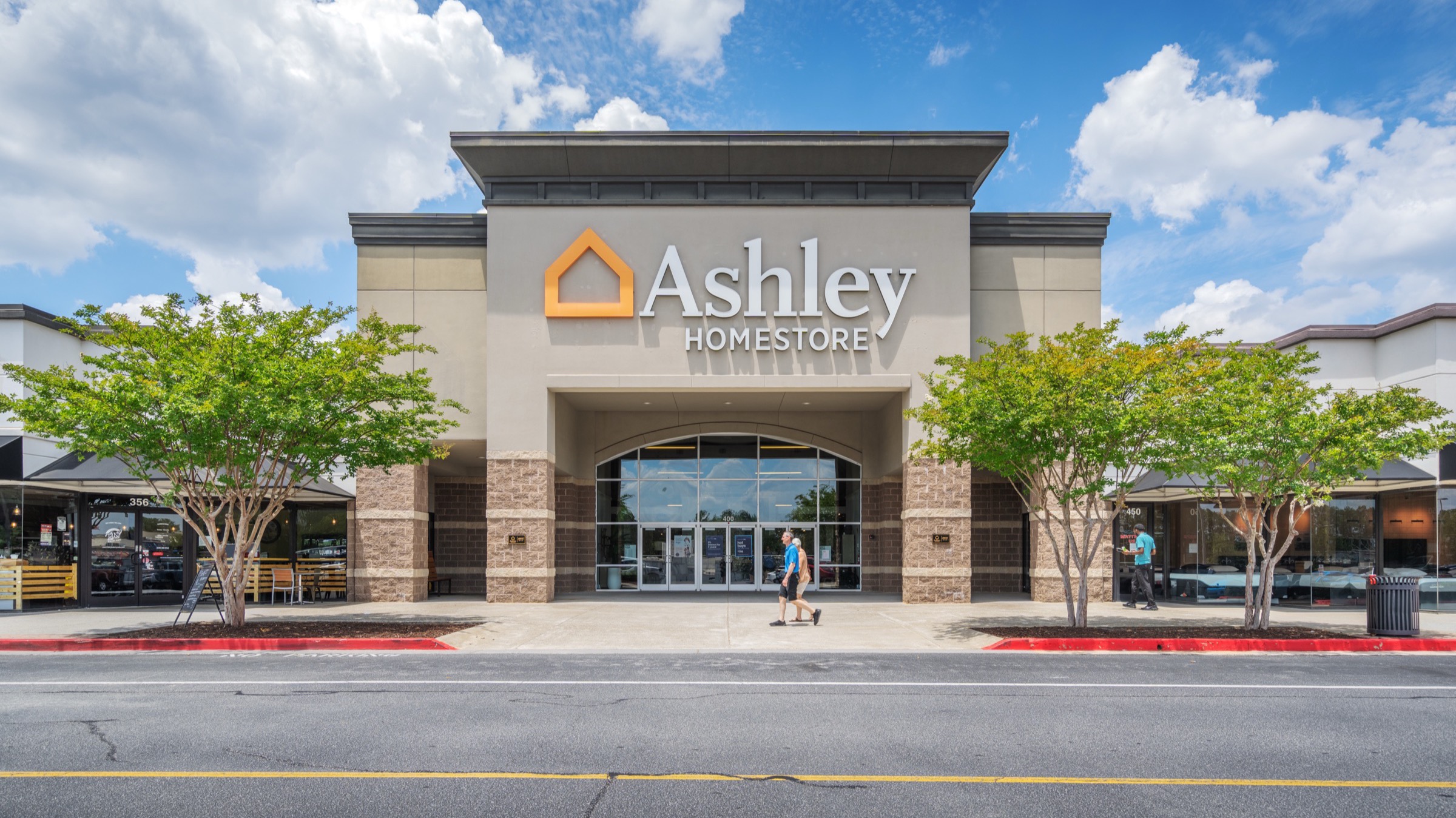 Ashley HomeStore entrance at Cobb Place Shops